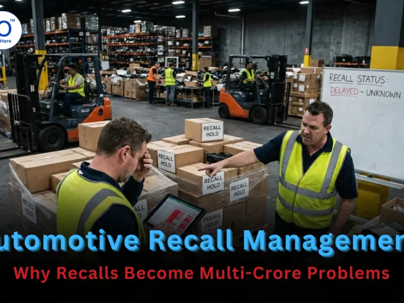 Automotive recall management showing part-level traceability to reduce recall scope and costs - ARVO Automotive recall management showing part-level traceability to reduce recall scope and costs