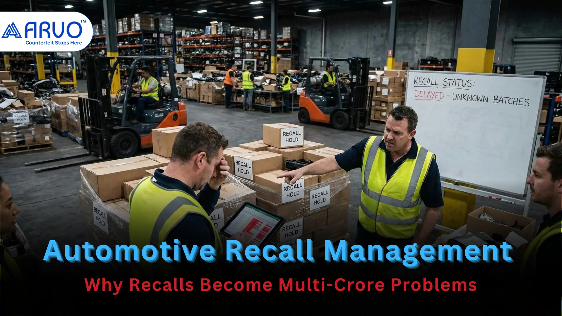 Automotive recall management showing part-level traceability to reduce recall scope and costs