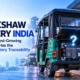 Stat infographic 4.5 lakh registrations, 4.75 lakh unregistered, 30 to 40% of vehicle cost, $3.45 billion by 2032