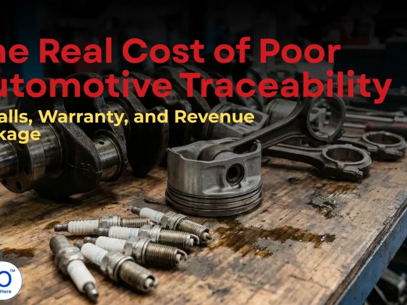 Automotive recall management showing how part-level traceability reduces recall cost and scope