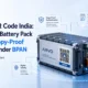 Standard QR code being photographed and duplicated demonstrating zero security for batteries
